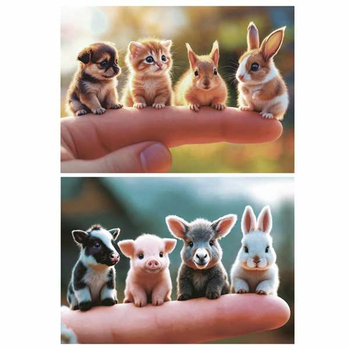 Pussel Educa Baby Animals (2 antal) - 2