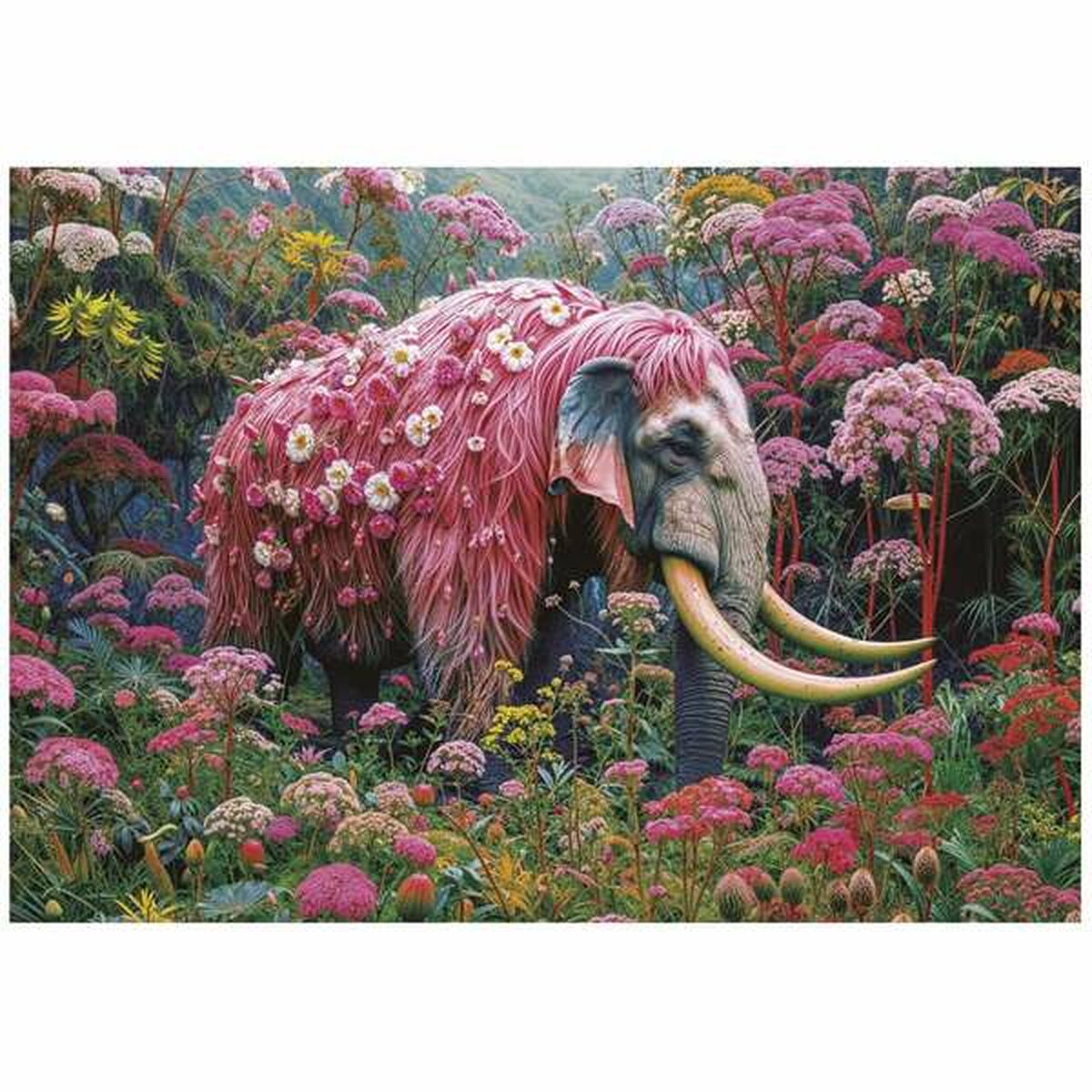 Pussel Educa Floral Elephant - 2