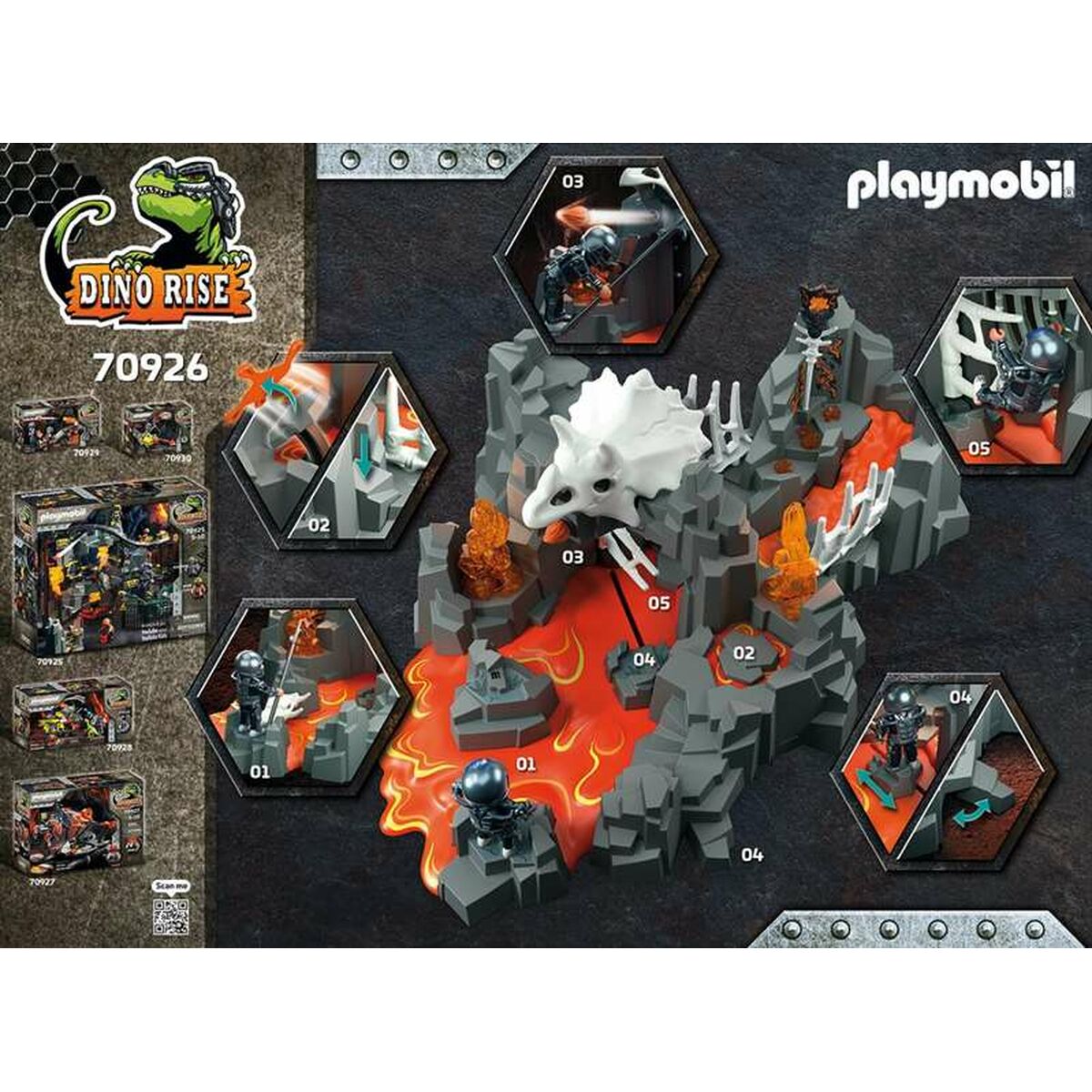 Playset Playmobil Dino Rise Lava Fountain Guardian 70926 - 2