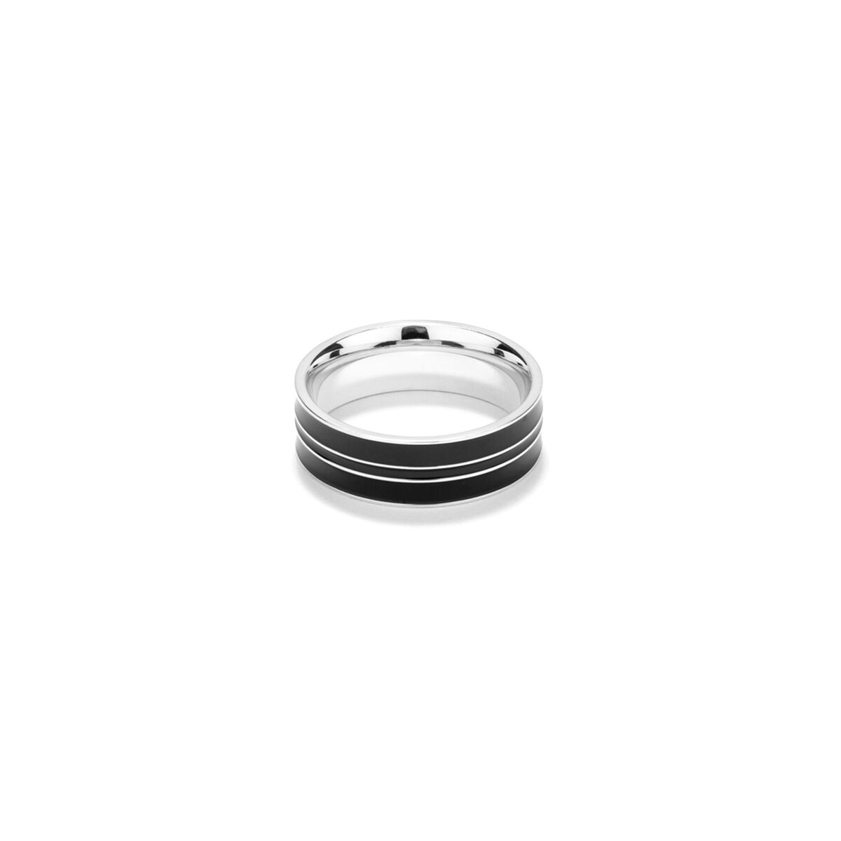 Herr ring Radiant RH000142-24 24 Svart Silvrig - 2