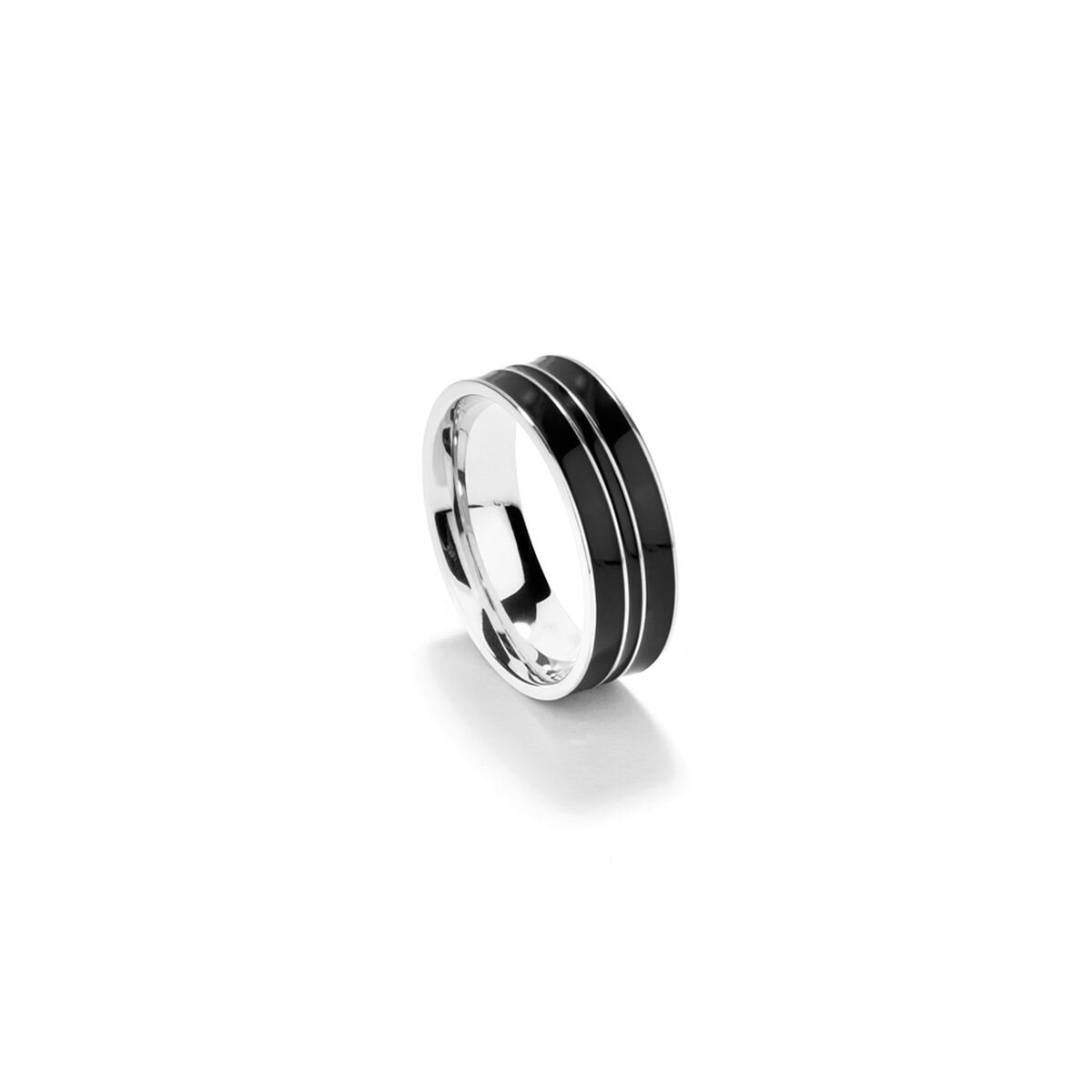Herr ring Radiant RH000142-24 24 Svart Silvrig