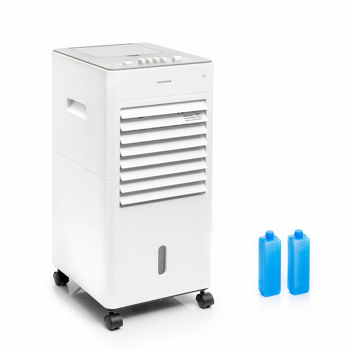 Bärbar multifunktionell evaporativ luftkonditionering Airvecove InnovaGoods 65 W 5 L Vit (Renoverade B)