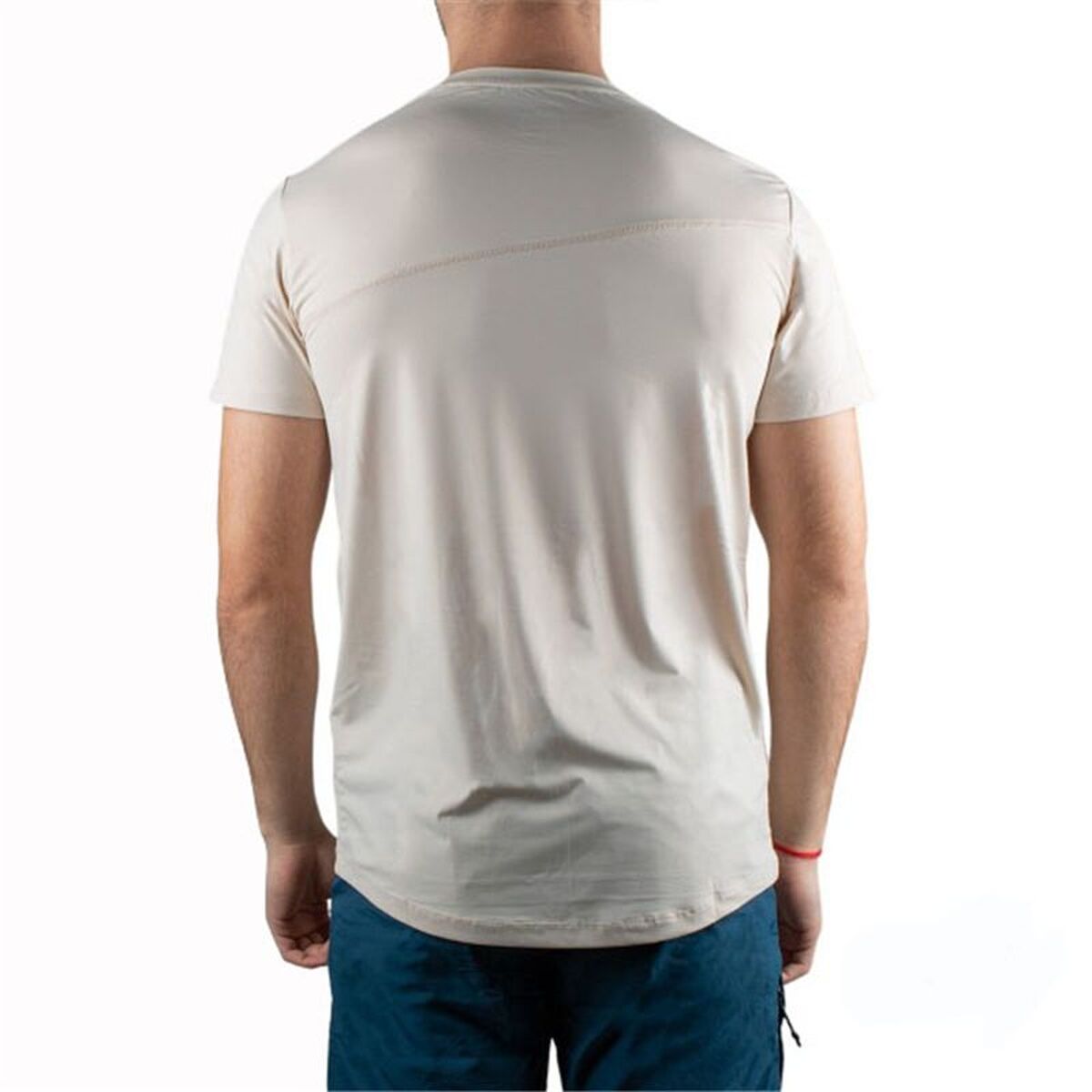 T-shirt med kortärm Herr +8000 UVERO-050 Beige - 2