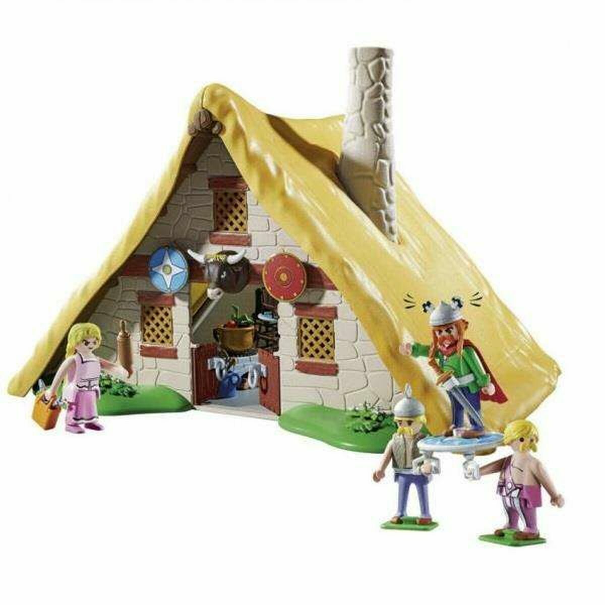 Playset Playmobil Vitalstatistix Hut Astérix 70932 (110 pcs) - 2