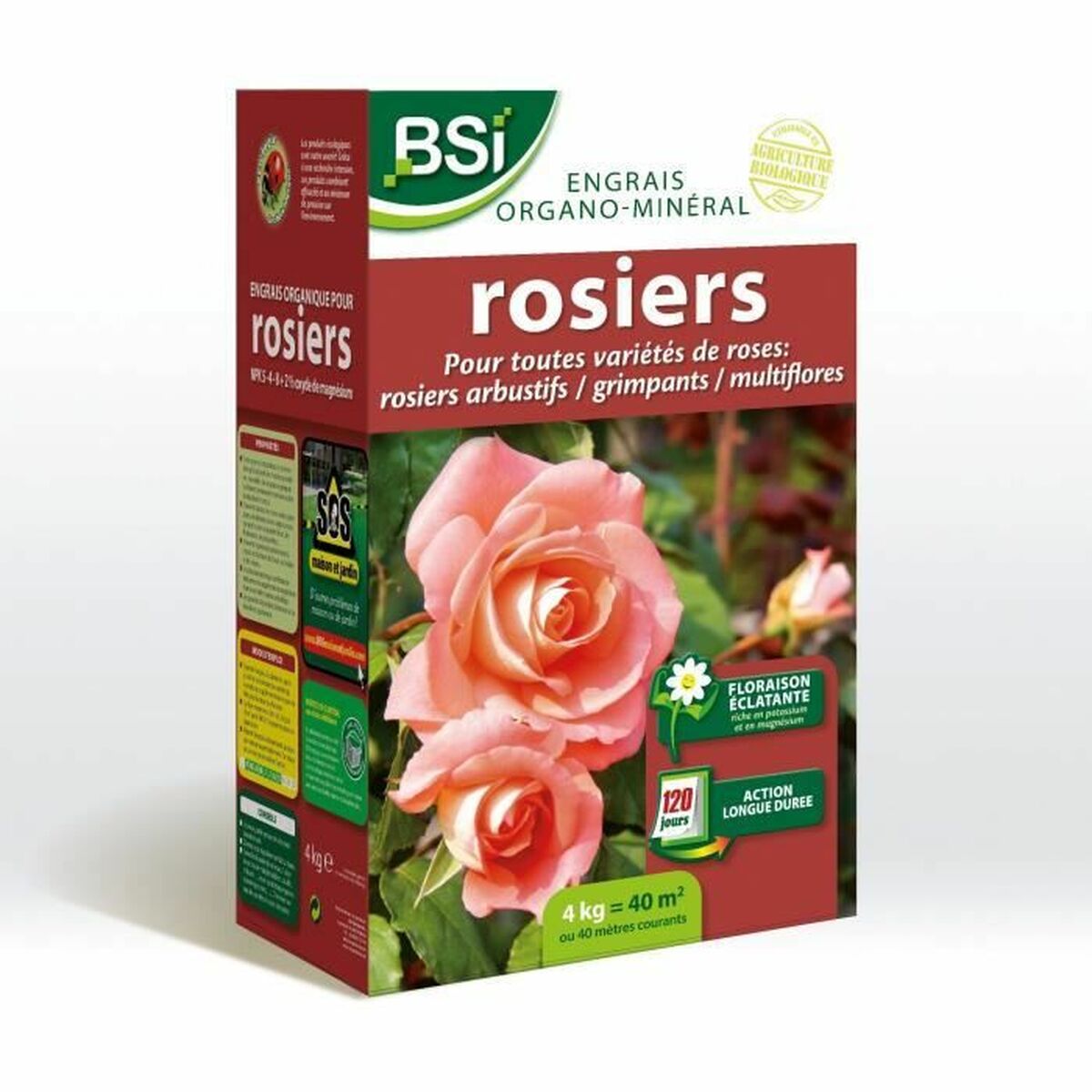 Ekologiskt gödselmedel BSI Long-Lasting Action 4 Kg