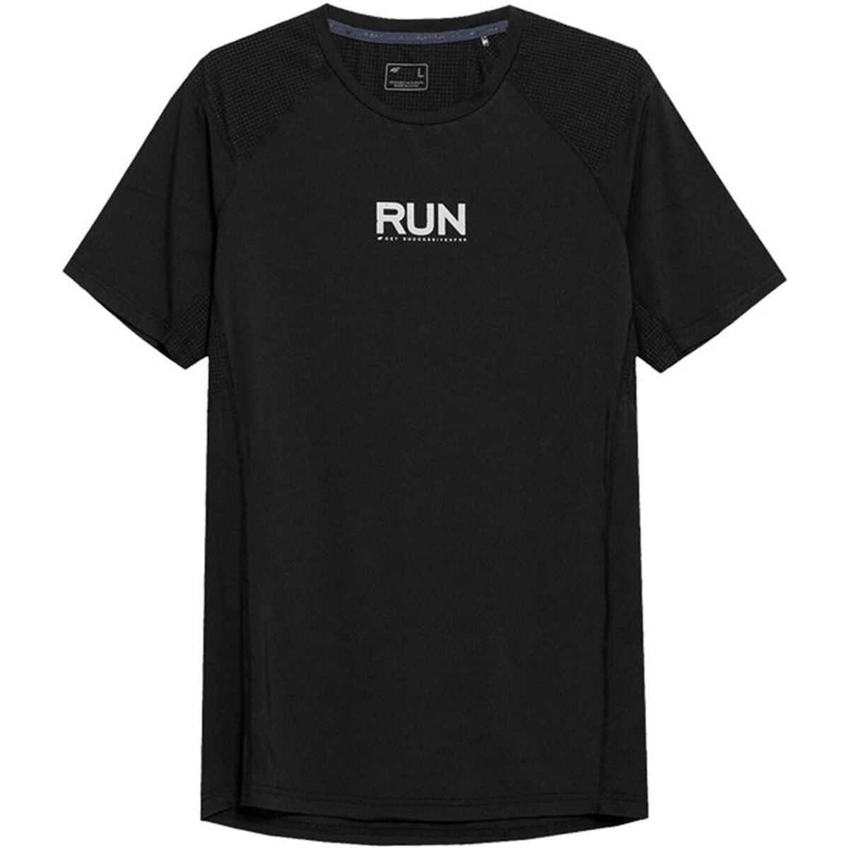 T-shirt med kortärm Herr 4F Funtional Svart