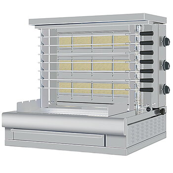 Gas Carrasco grill, 7 Värmespotr