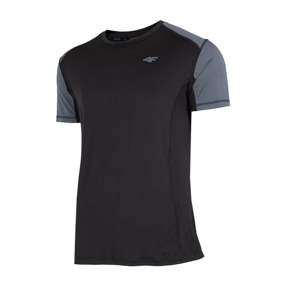 T-shirt med kortärm Herr 4F Svart