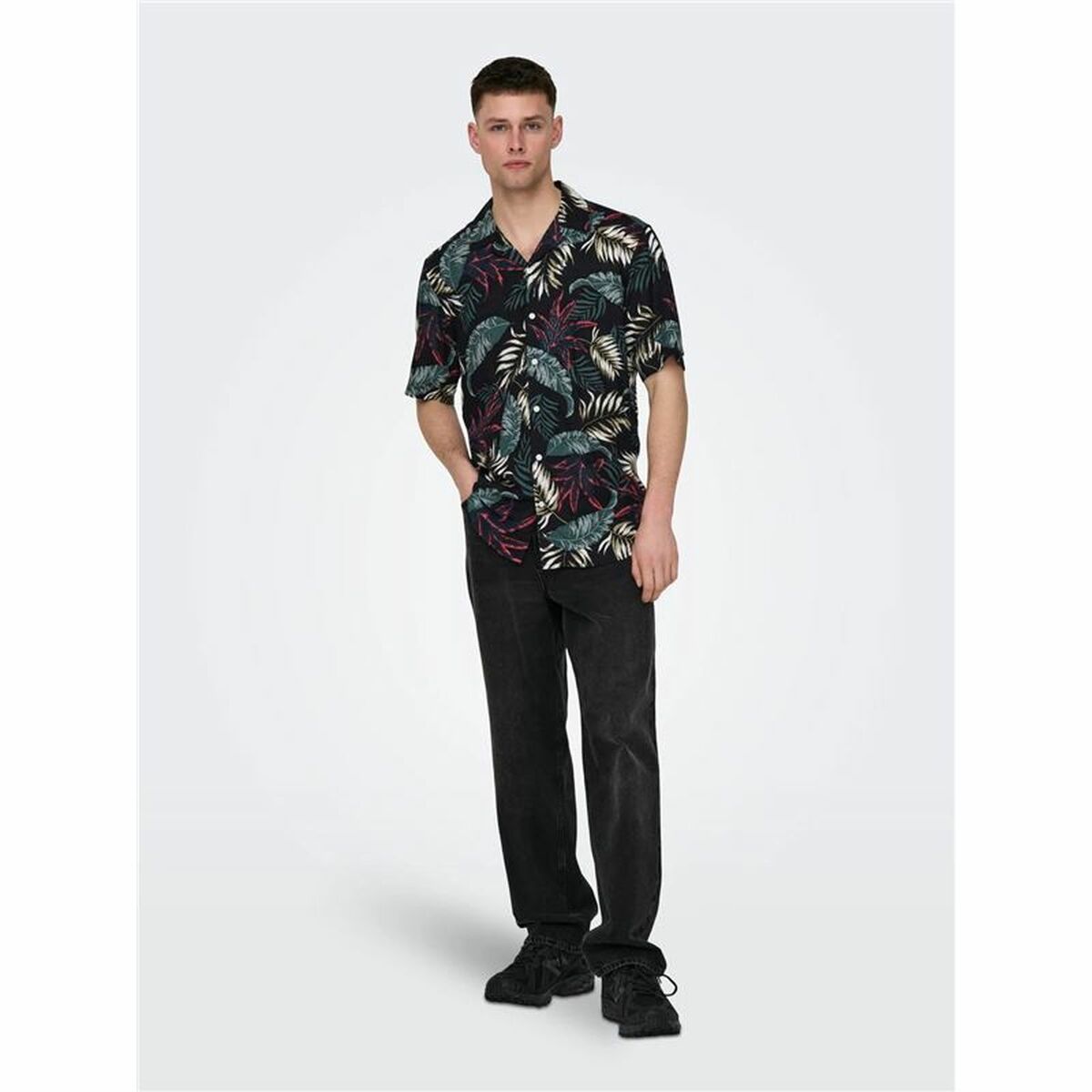 Skjorta Only & Sons Cuba Casual Kort slang - 3