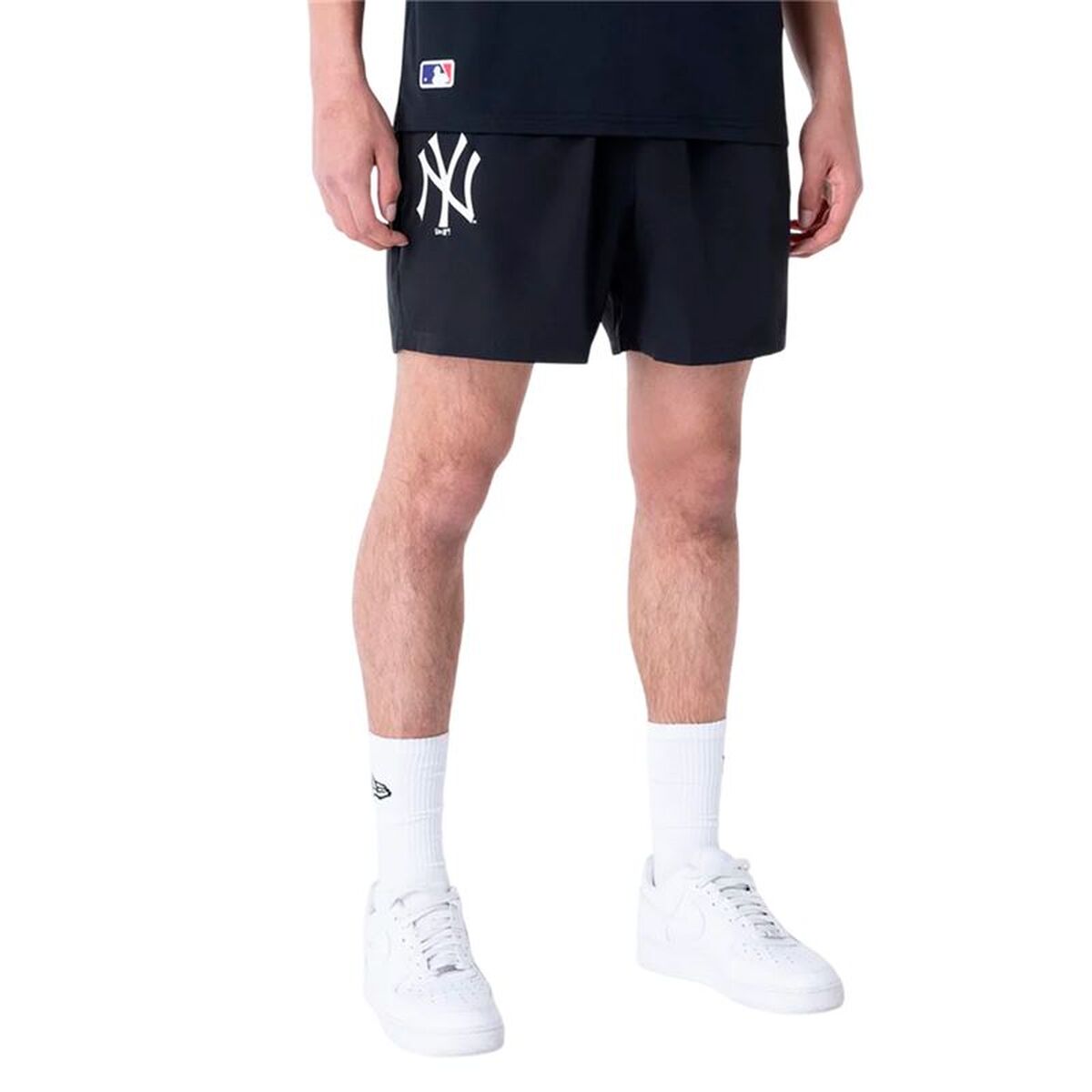 Sportshorts för män New Era New York Yankees League Svart