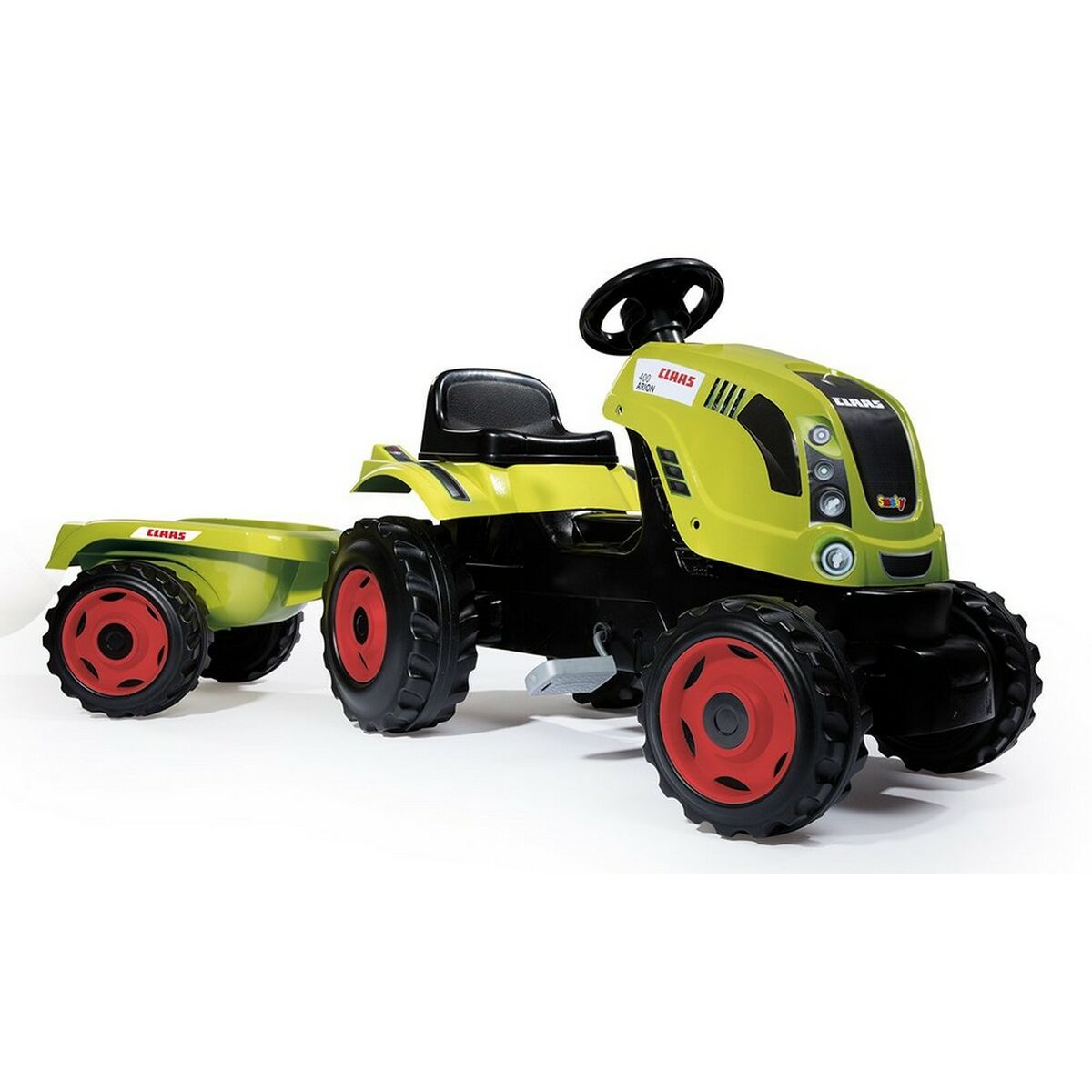 Pedaltraktor Smoby Claas Pedal Ride on Tractor Gul