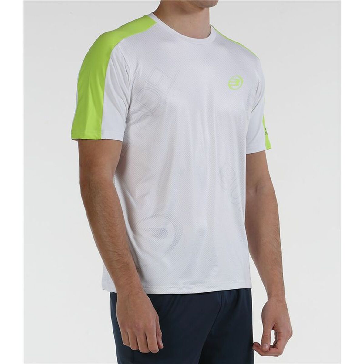 T-shirt med kortärm Herr Bullpadel MITAD-012 Vit - 2