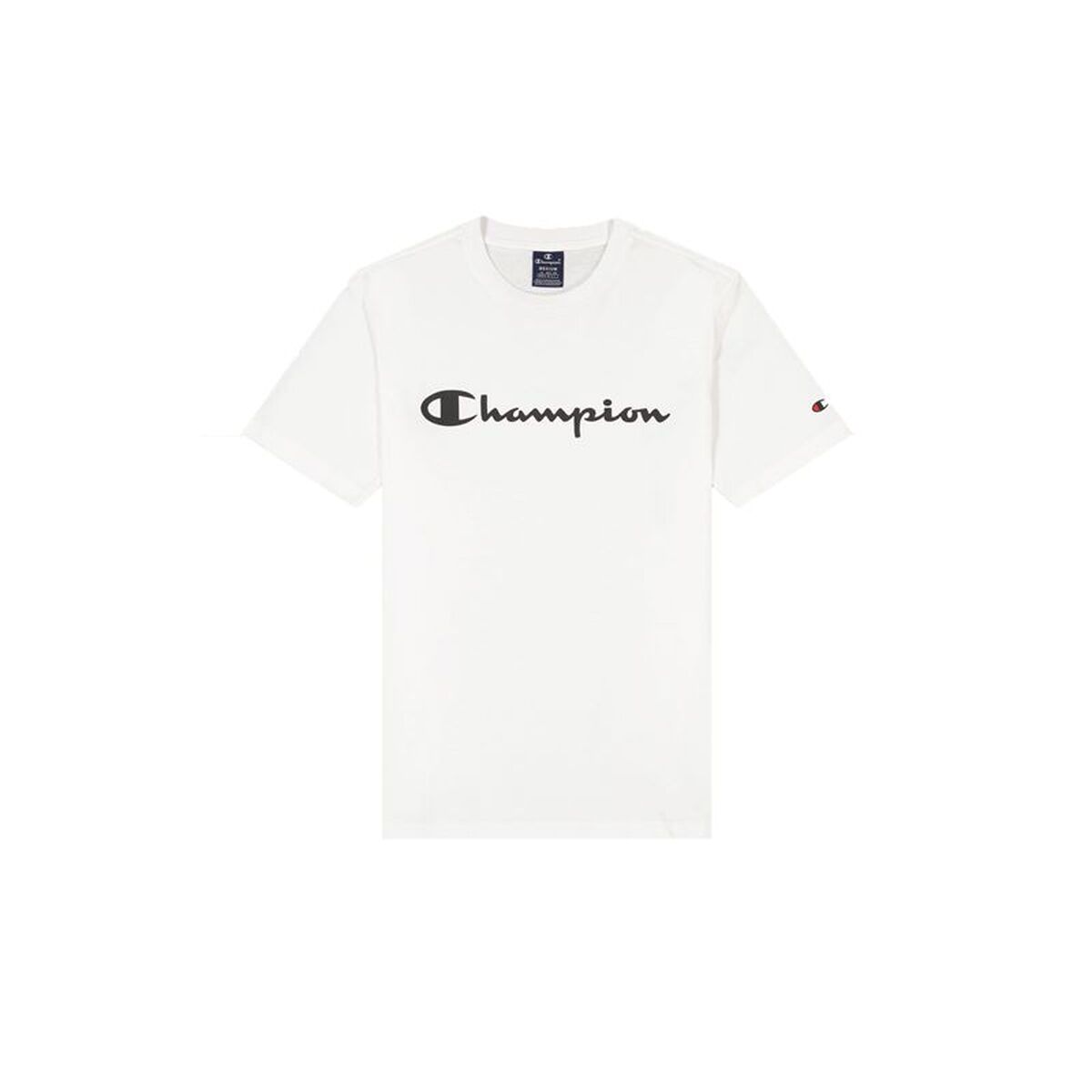 T-shirt med kortärm Herr Champion 218477-WW001 Vit