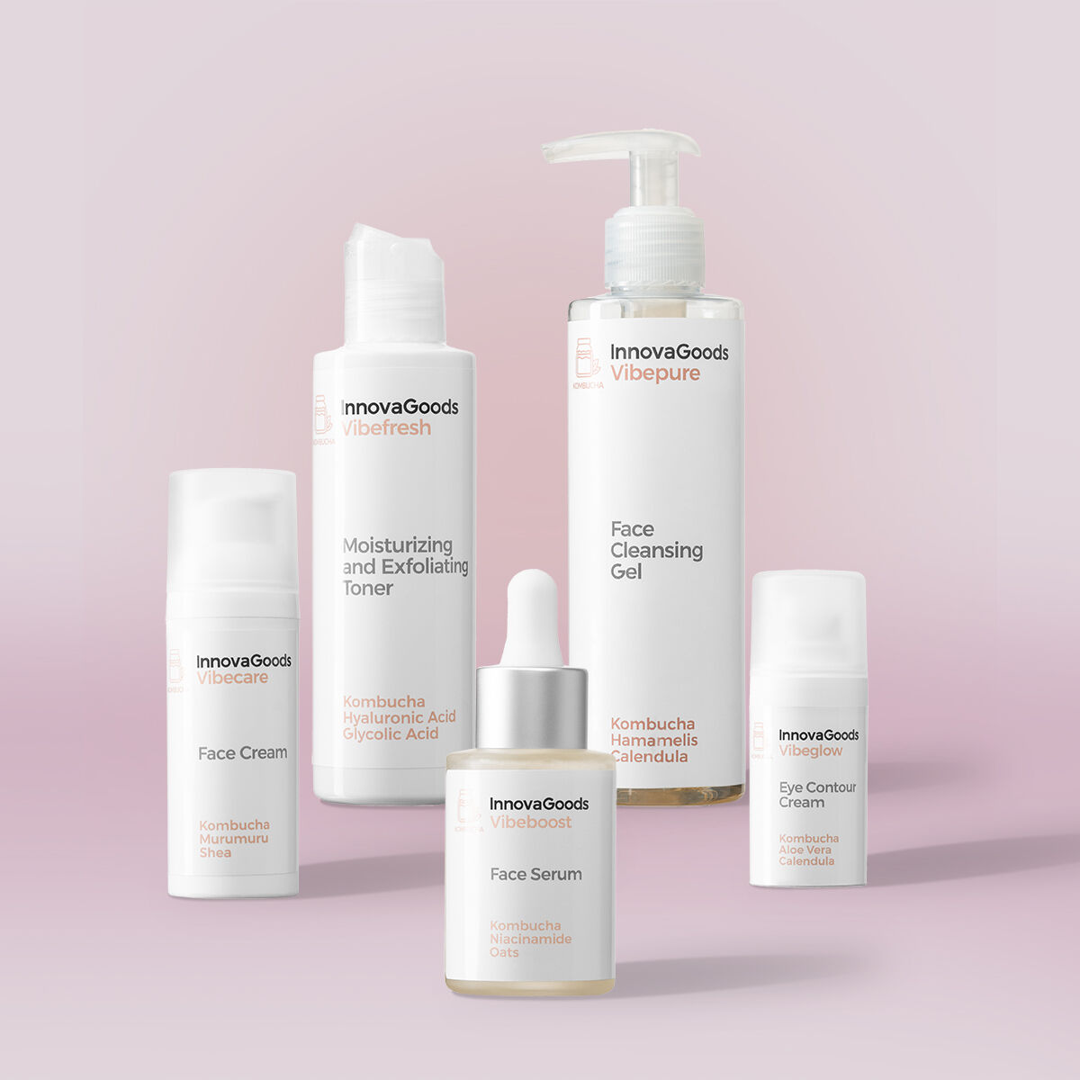Ansiktsrutinpaket Kombucha InnovaGoods