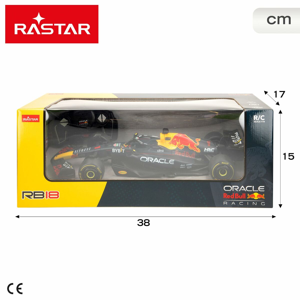 Radiostyrd bil Red Bull Oracle RB Racing RB18 F1 1:18 - 2