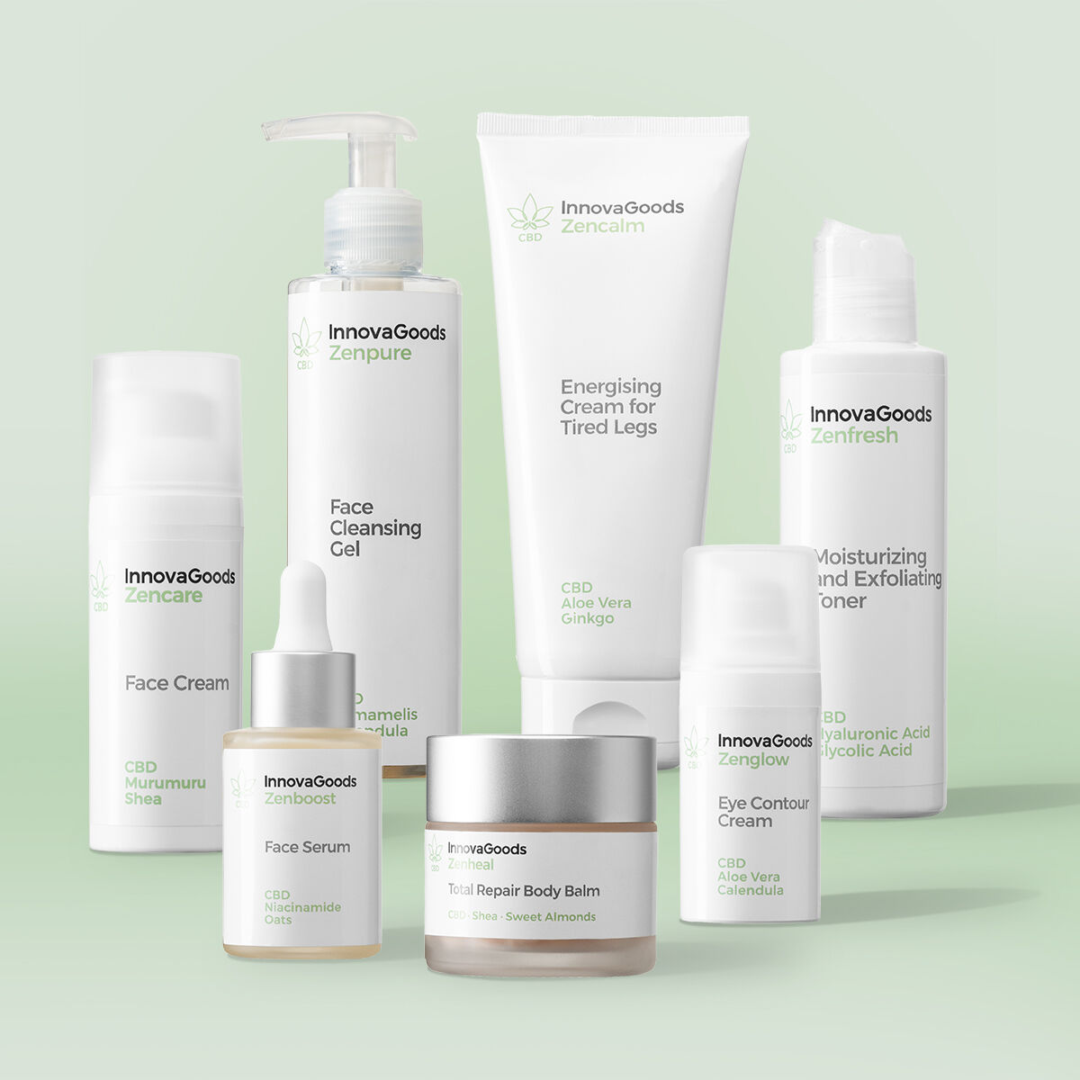 Rutinpaket för Ansikte och Kropp CBD InnovaGoods