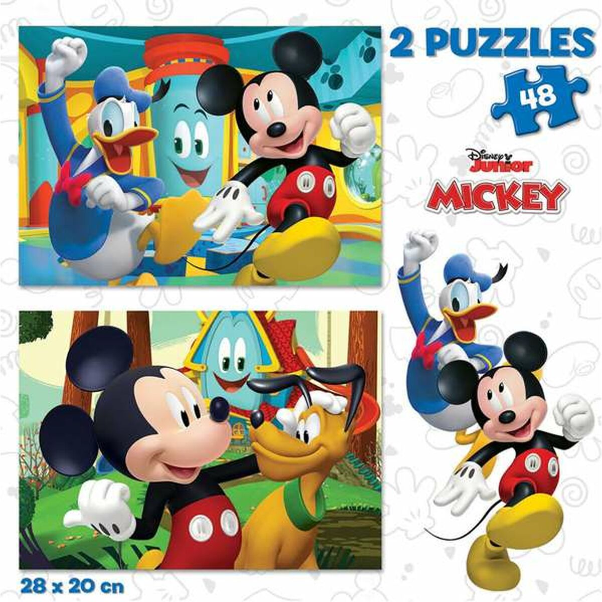 Pussel Educa Mickey Mouse Fun House 2 x 48 - 3