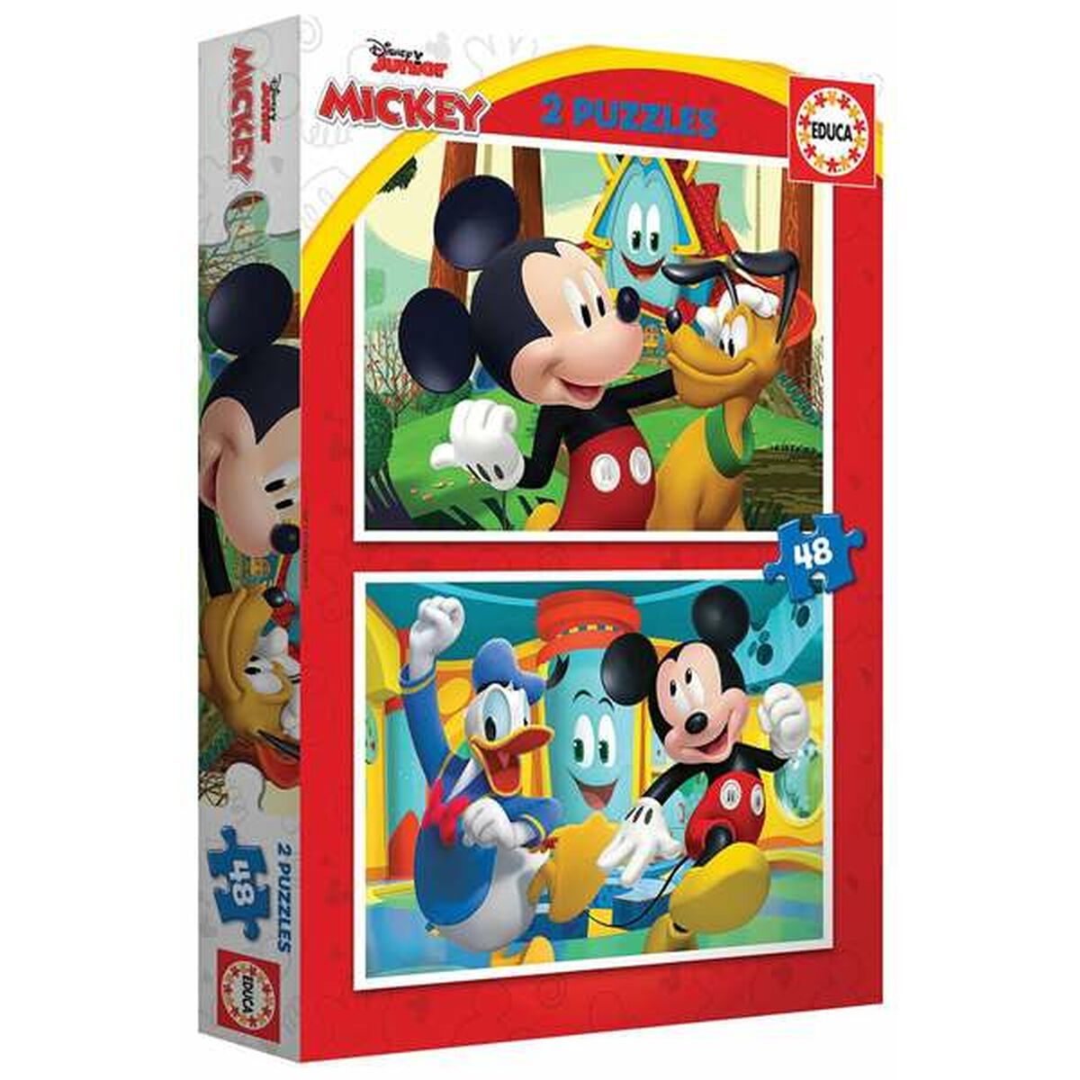 Pussel Educa Mickey Mouse Fun House 2 x 48