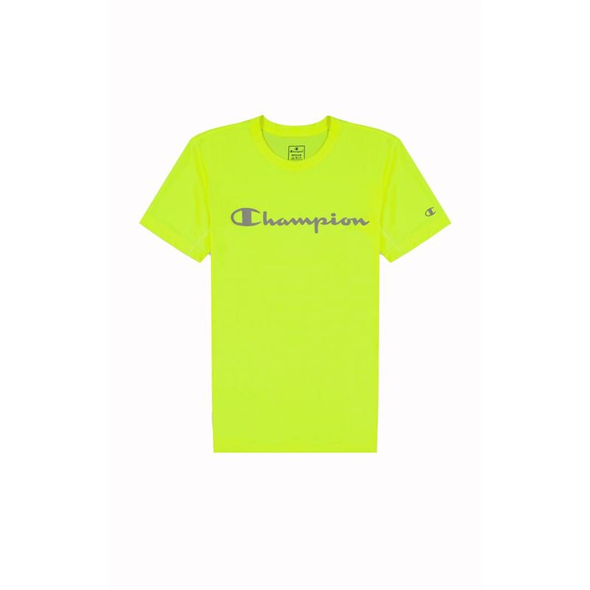 T-shirt med kortärm Herr Champion 218931-YF002 Limegrön