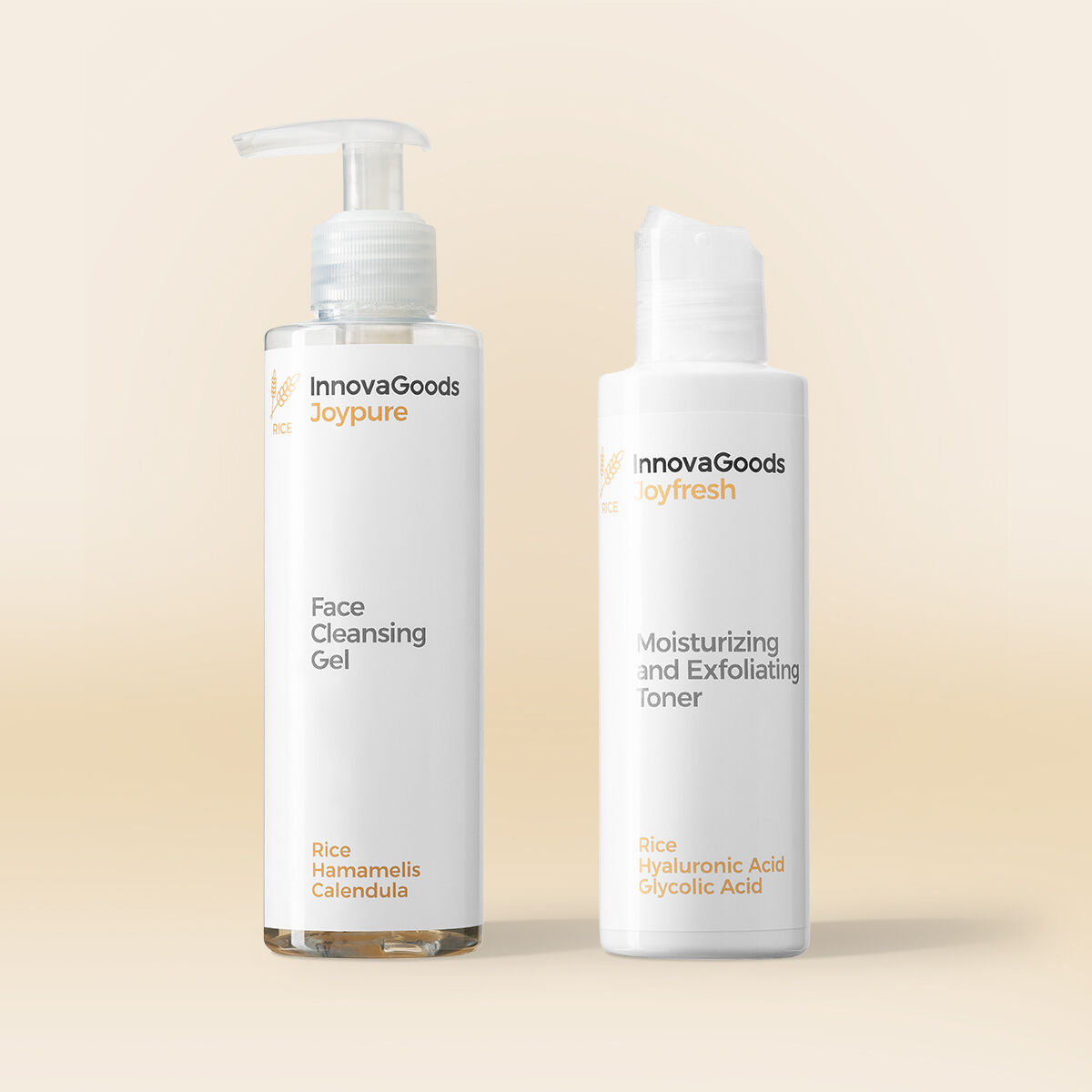 Ansiktsrengöring Duo Paket Rice InnovaGoods