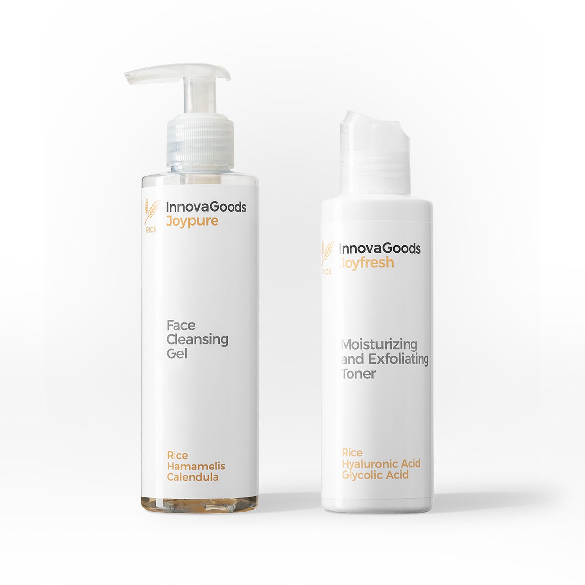 Ansiktsrengöring Duo Paket Rice InnovaGoods - 3