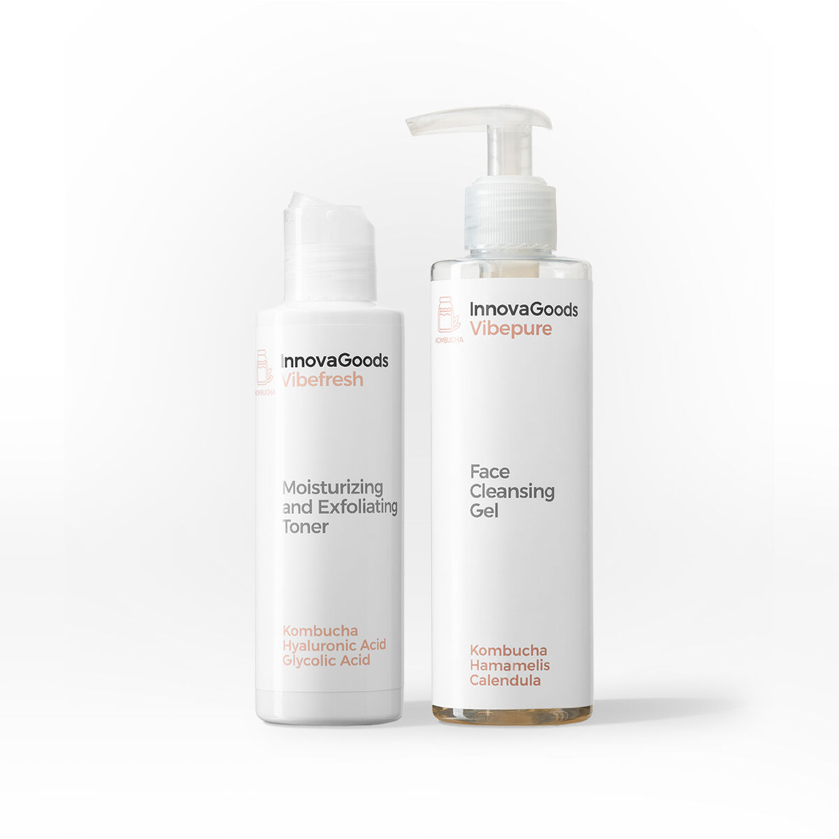 Ansiktsrengöring Duo Paket Kombucha InnovaGoods - 3