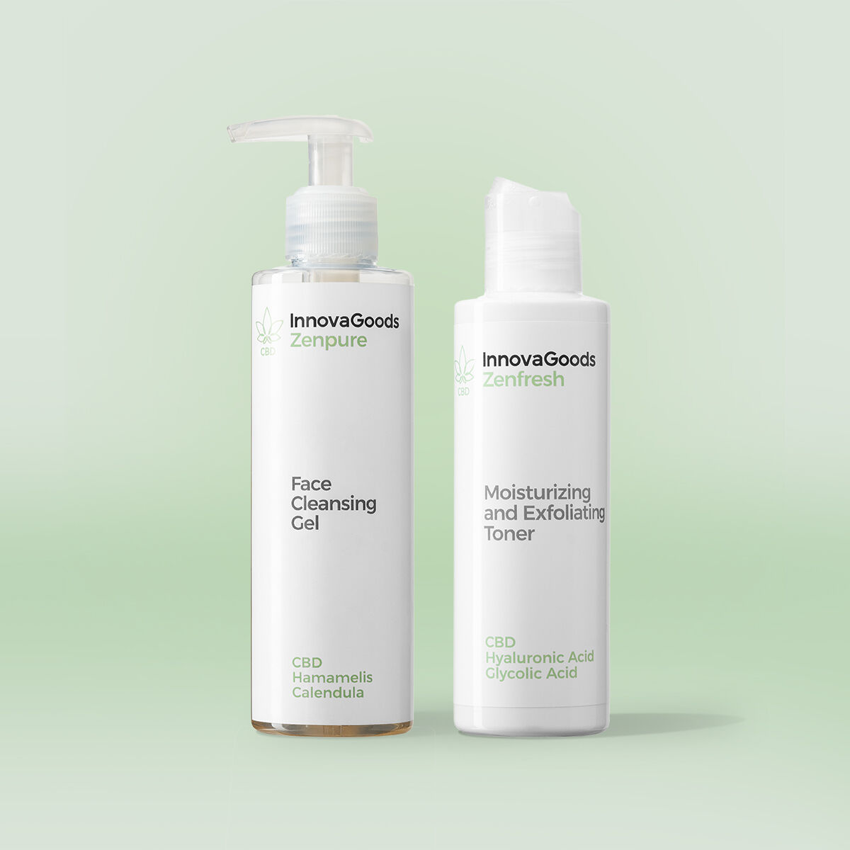 Ansiktsrengöring Duo Paket CBD InnovaGoods
