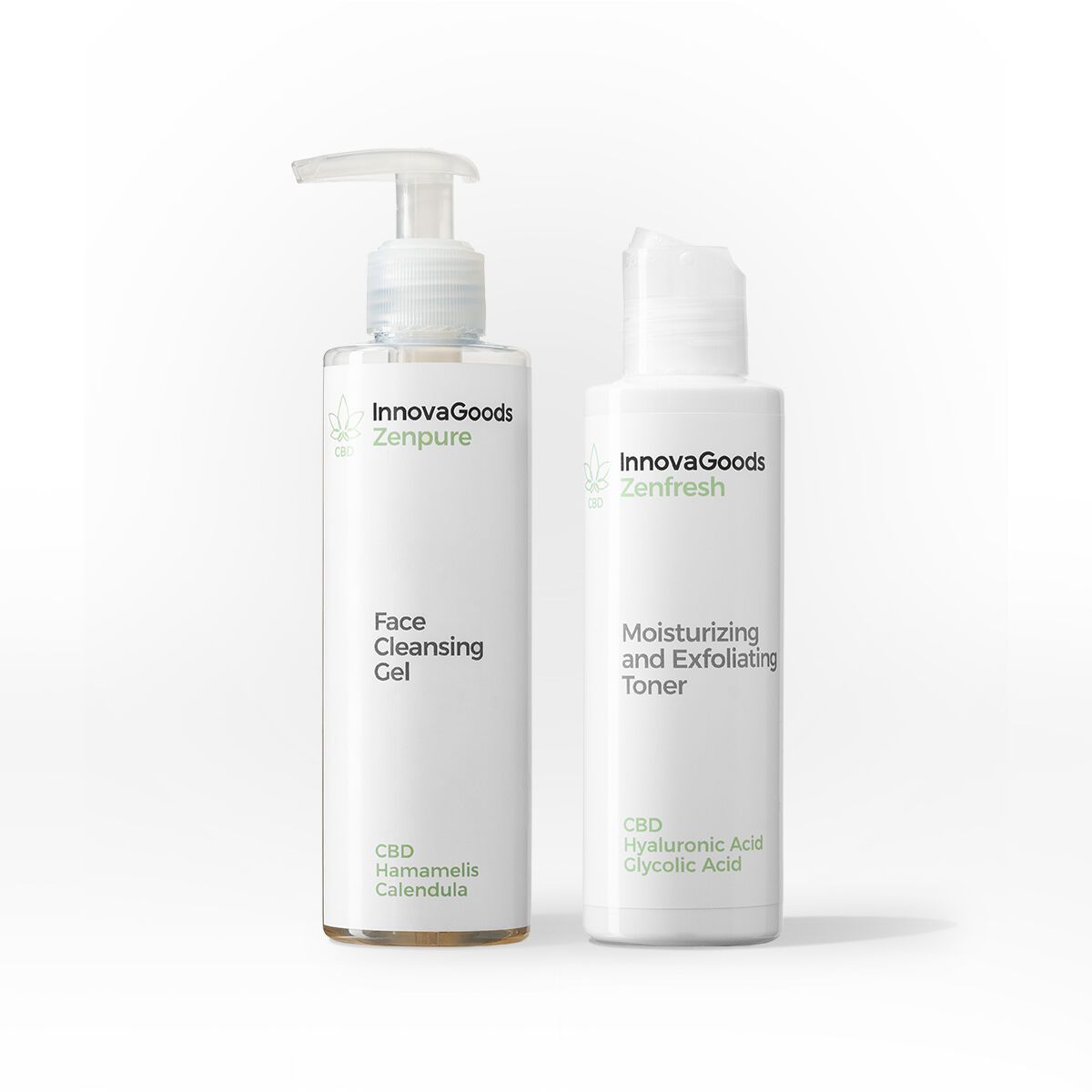 Ansiktsrengöring Duo Paket CBD InnovaGoods - 3