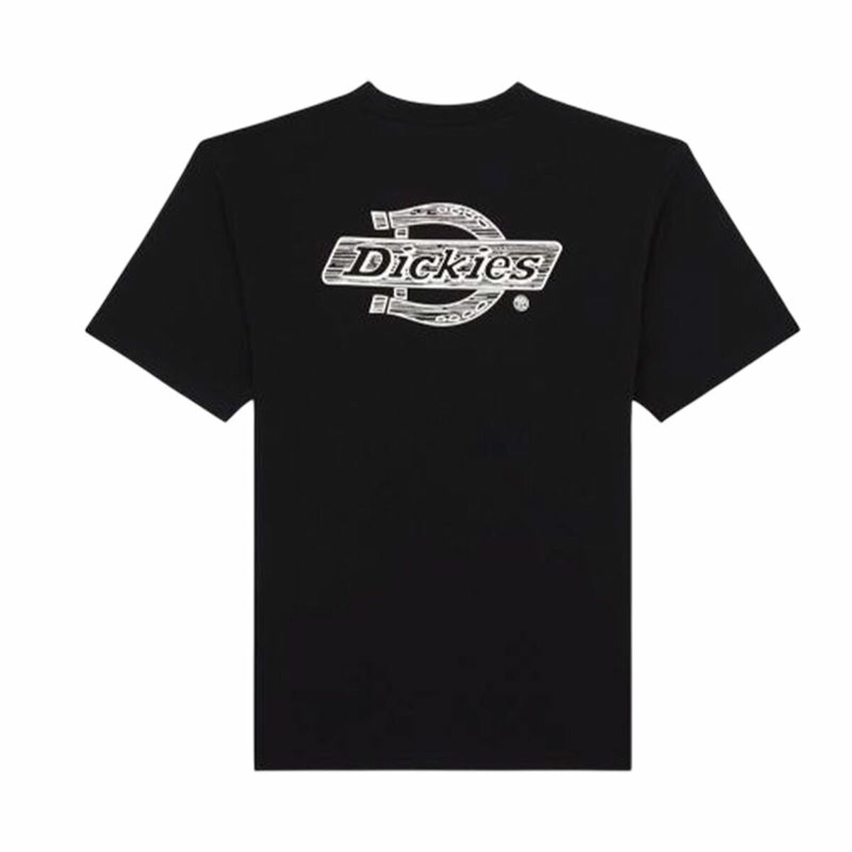 T-shirt med kortärm Herr Dickies Wood Logo Svart - 2
