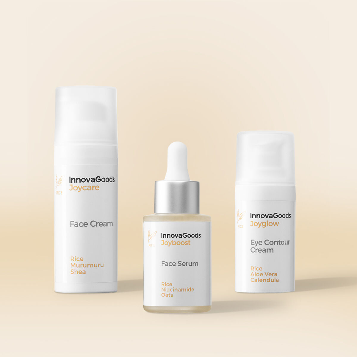 Fuktgivande Paket för Ansikte Rice InnovaGoods