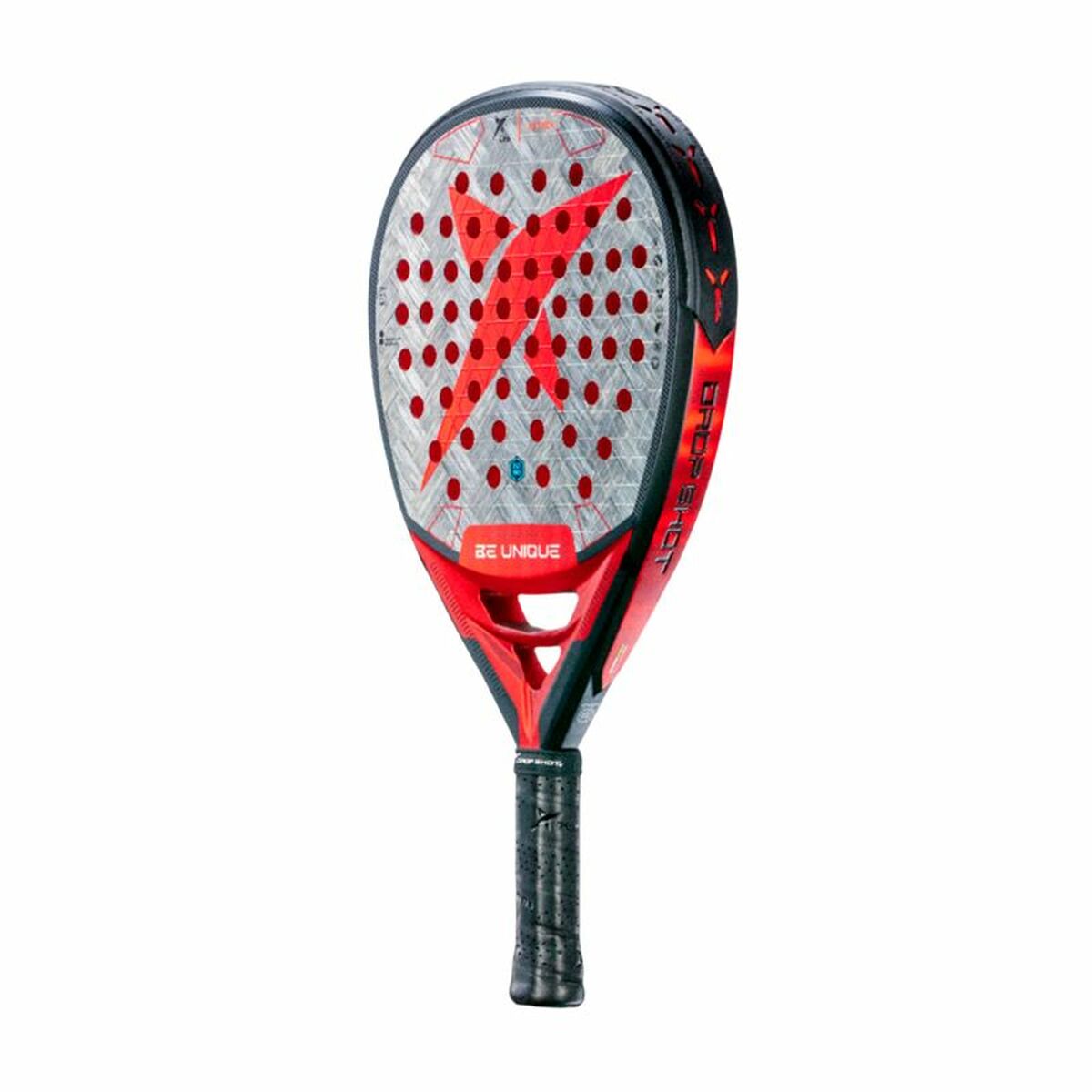 Padelracket Drop Shot Conqueror Attack 1.5 Grå Kolfiber - 2