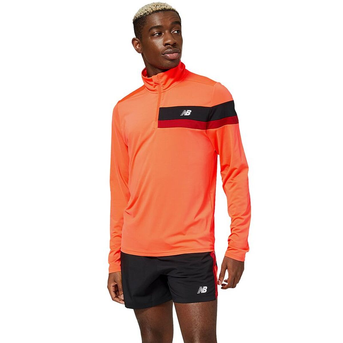 T-shirt med kortärm Herr New Balance MT23227_ERE Orange