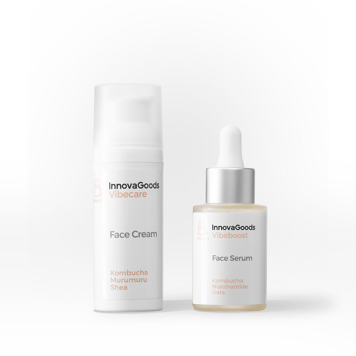 Fuktgivande Duo Paket för Ansikte Kombucha InnovaGoods - 3
