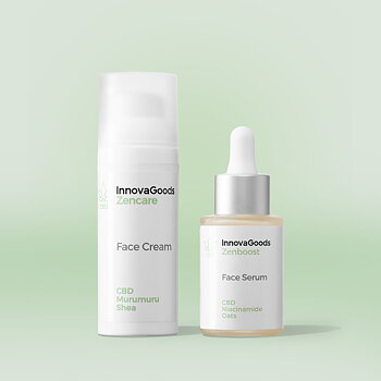 Fuktgivande Duo Paket för Ansikte CBD InnovaGoods