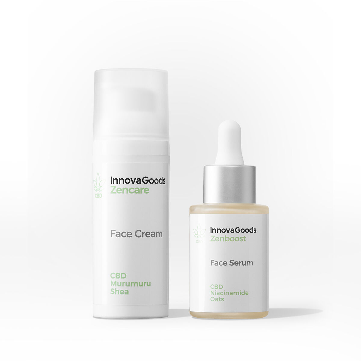 Fuktgivande Duo Paket för Ansikte CBD InnovaGoods - 3