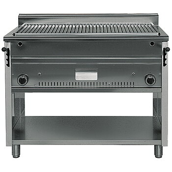 Lava sten grill, gas, öppna skåp, 1 zon