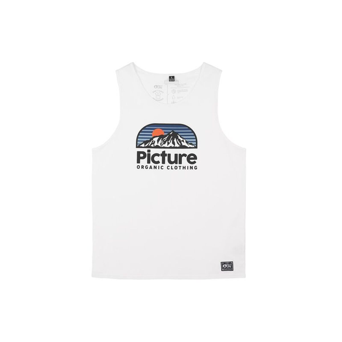 T-shirt med kortärm Herr Picture MTS944.B Vit