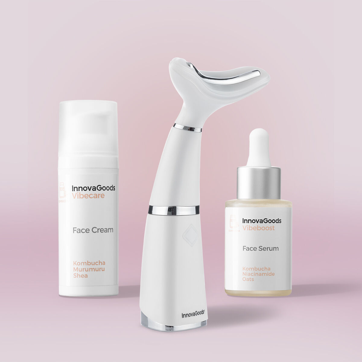 Pack Uppstramande ansiktsbehandling Kombucha InnovaGoods