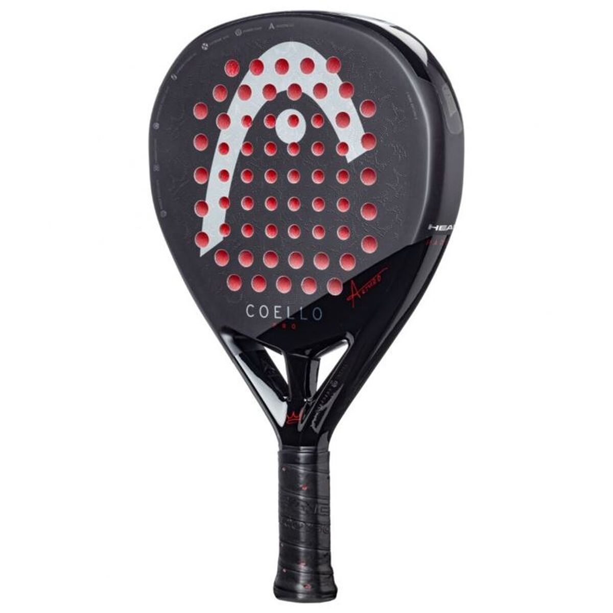 Padelracket Head Coello Pro 2025 Svart Kolfiber - 2