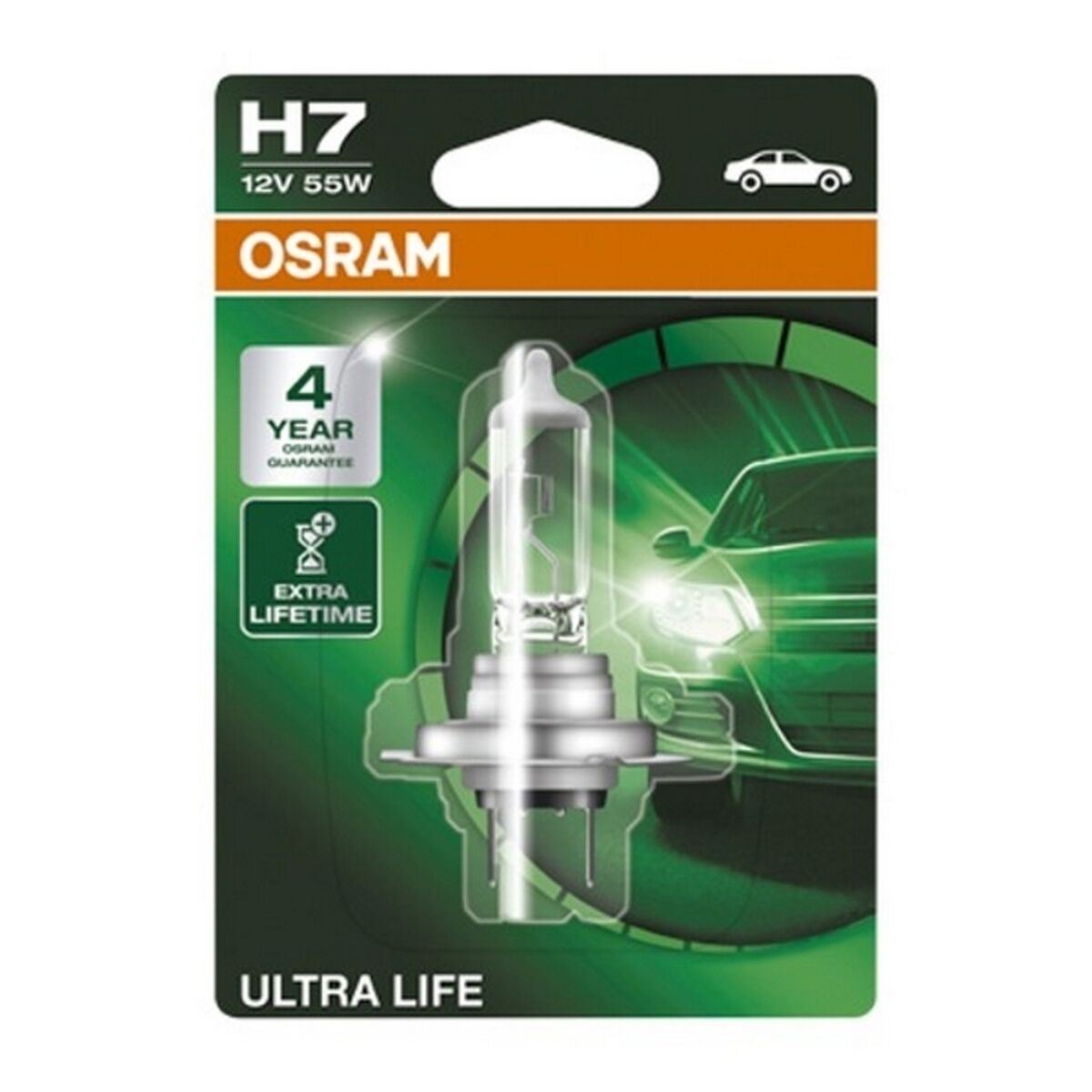 Glödlampa för bil Osram 64210ULT-01B H7 12V 55W