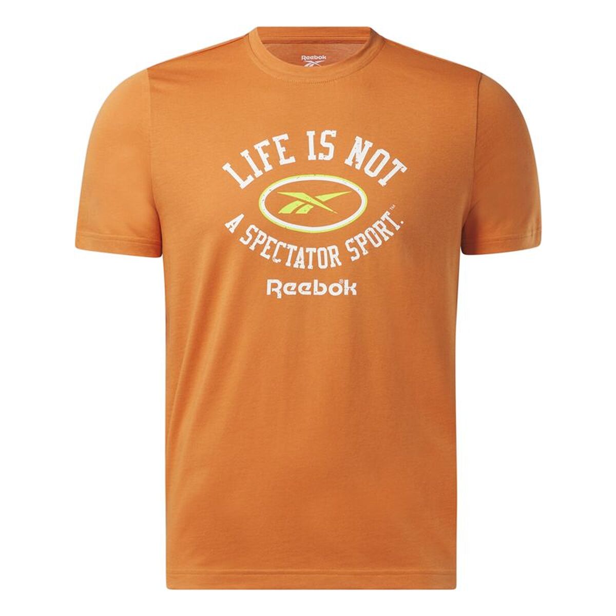 T-shirt med kortärm Herr Reebok HS4884 Orange