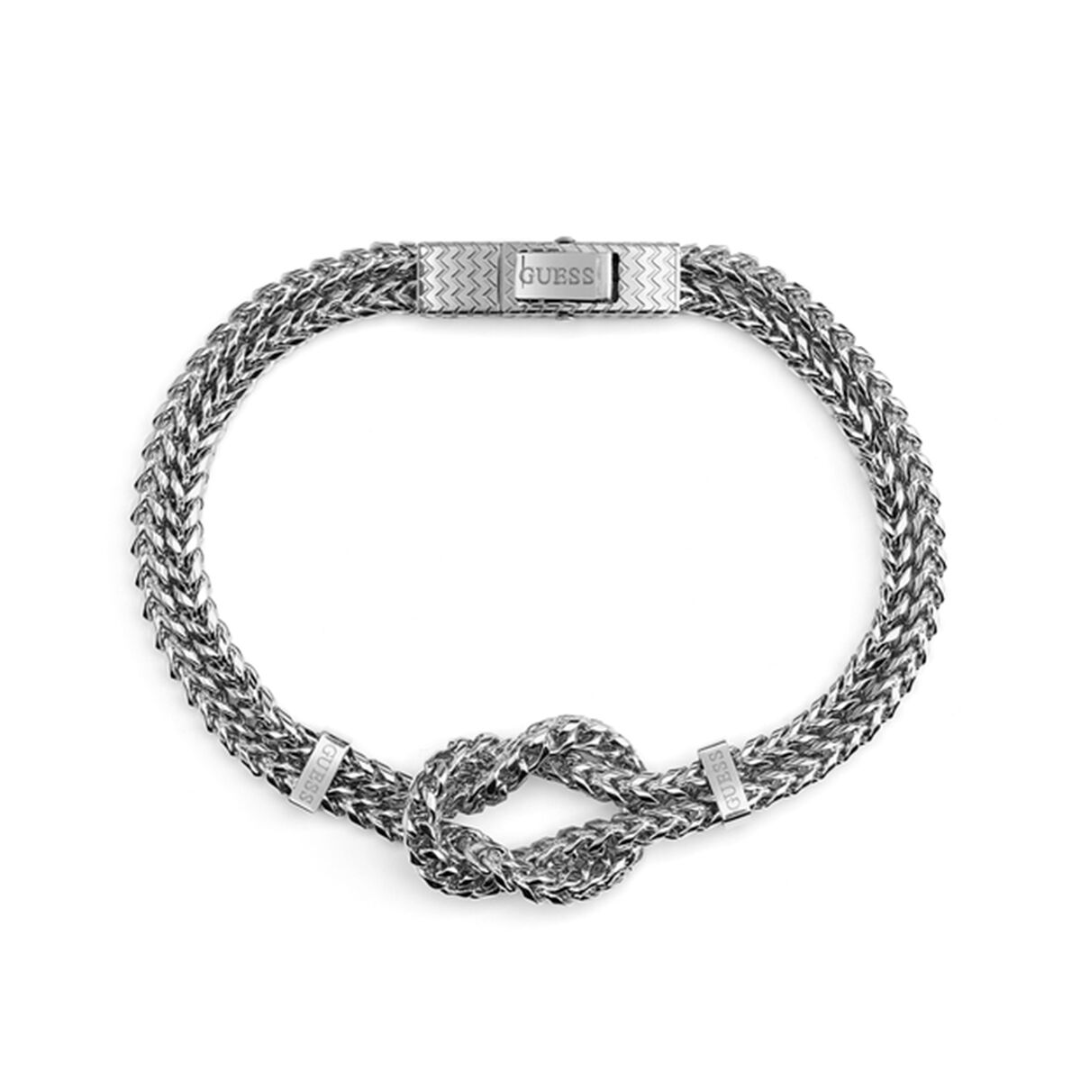 Herrarmband Guess JUMB05027JWSTS Silvrig