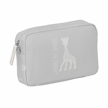 Resenecessär Sophie la Girafe Ljusgrå 20 x 13 x 5,5 cm