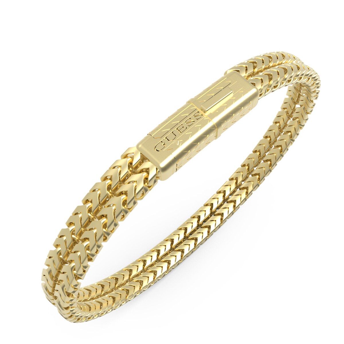 Herrarmband Guess JUMB05030JWYGS Gyllene
