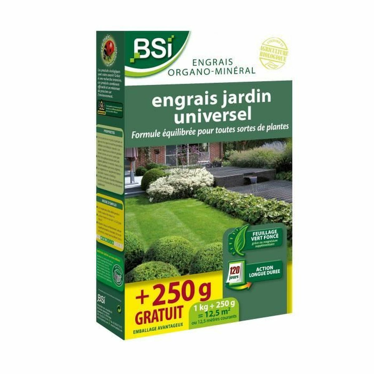 Ekologiskt gödselmedel BSI