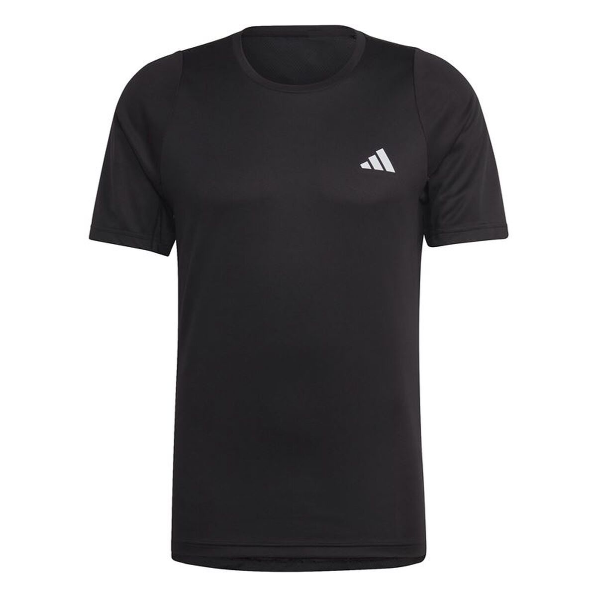 T-shirt med kortärm Herr Adidas Run Icons 3S Svart