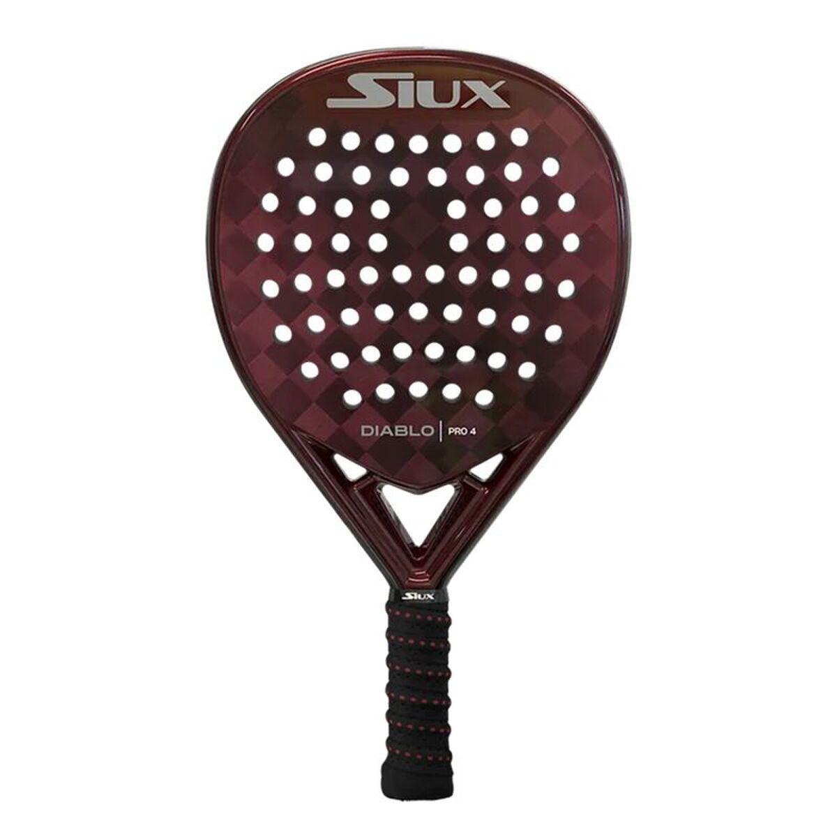 Padelracket Siux Diablo Pro 4 Mörkröd Kol EVA