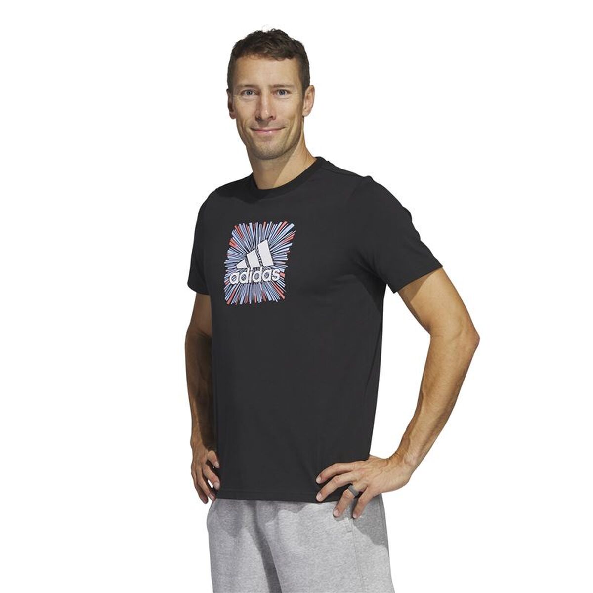T-shirt med kortärm Herr Adidas HS2533 - 2