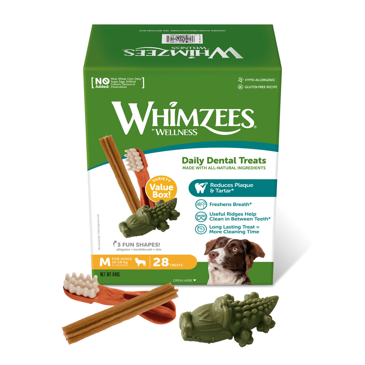 Våt mat Whimzees Daily Dental Treats 28 antal