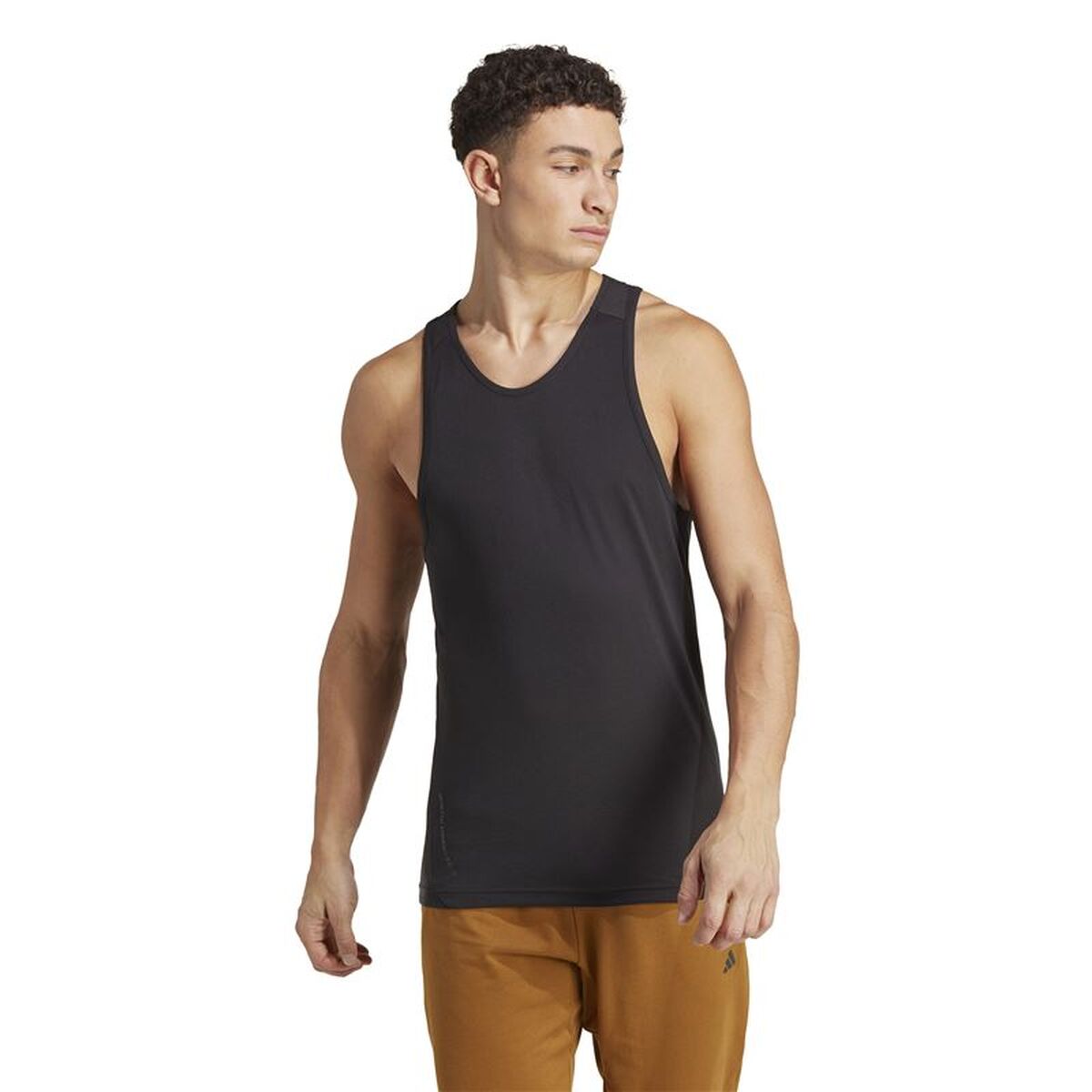 Ärmlös sporttröja Herr Adidas Base Svart - 2